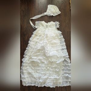 Charming Ivory Lace Kids Dress